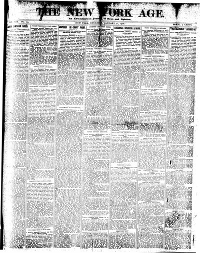 New York Age, Jan 11, 1906