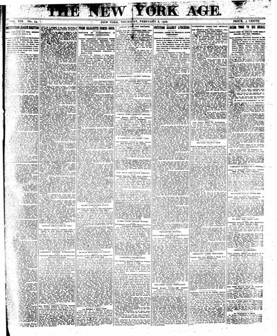 New York Age, Feb 8, 1906