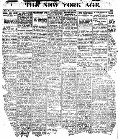 New York Age, Jun 14, 1906