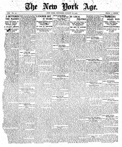 New York Age, Aug 16, 1906