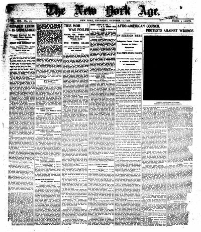 New York Age, Oct 11, 1906