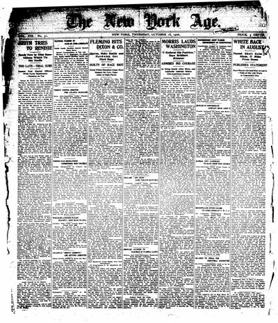 New York Age, Oct 18, 1906
