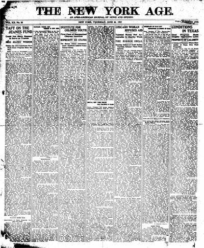 New York Age, Jun 20, 1907