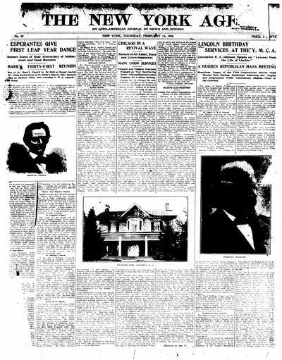 New York Age, Feb 13, 1908