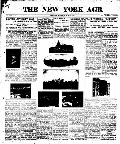 New York Age, May 28, 1908