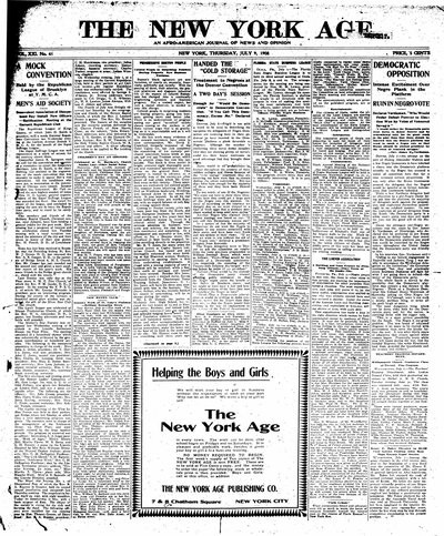 New York Age, Jul 9, 1908
