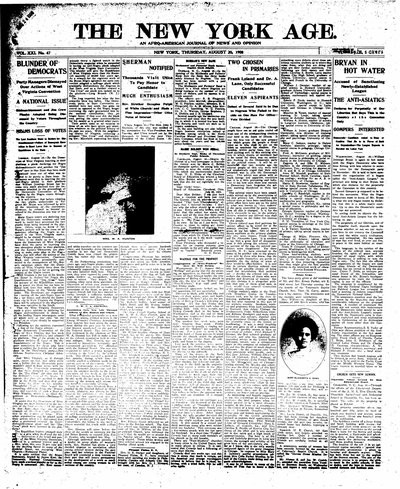New York Age, Aug 20, 1908