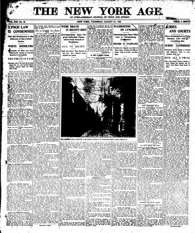 New York Age, Aug 27, 1908