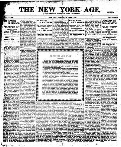 New York Age, Oct 8, 1908