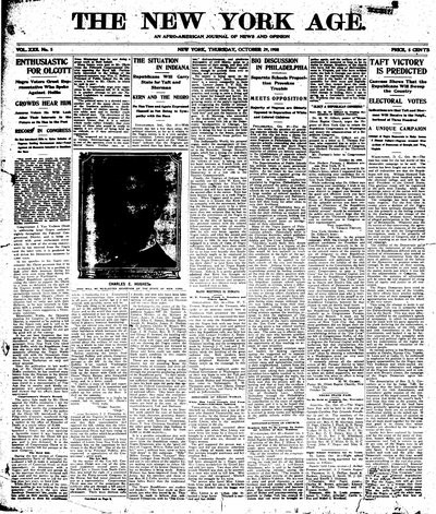 New York Age, Oct 29, 1908