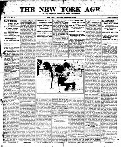 New York Age, Dec 10, 1908