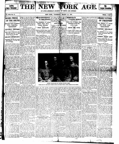 New York Age, Mar 25, 1909