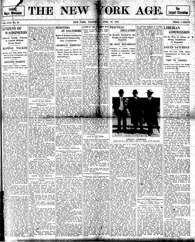 New York Age, Apr 29, 1909