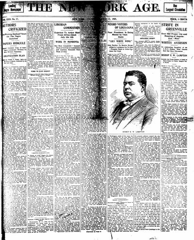 New York Age, Jun 17, 1909