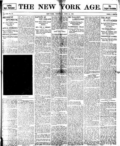 New York Age, Jun 24, 1909