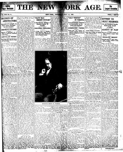 New York Age, Jul 15, 1909