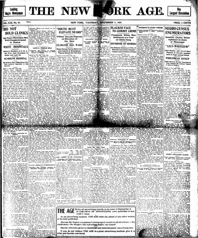 New York Age, Sep 9, 1909