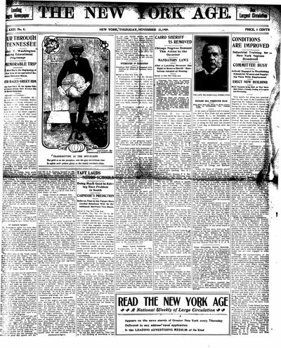 New York Age, Nov 25, 1909