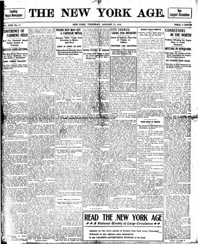New York Age, Jan 27, 1910
