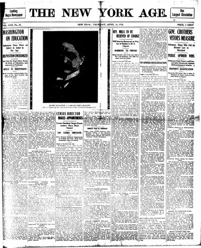 New York Age, Apr 14, 1910
