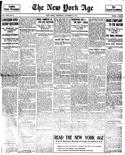 New York Age, Oct 27, 1910
