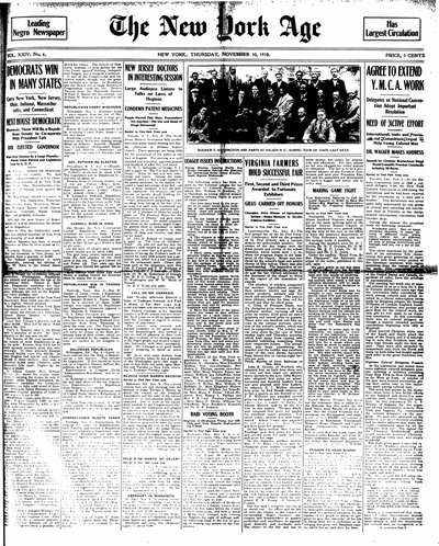 New York Age, Nov 10, 1910