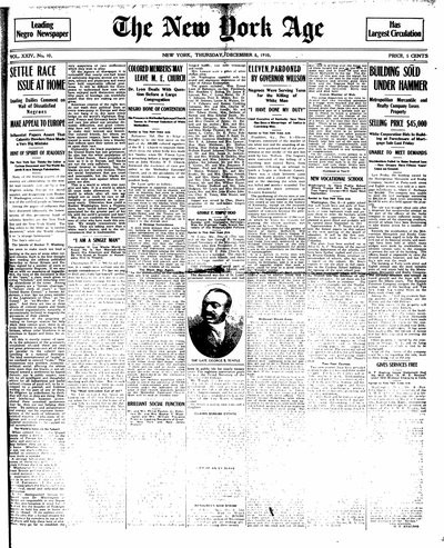 New York Age, Dec 8, 1910