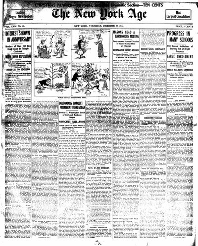 New York Age, Dec 22, 1910