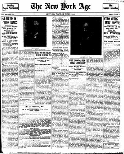 New York Age, Mar 9, 1911
