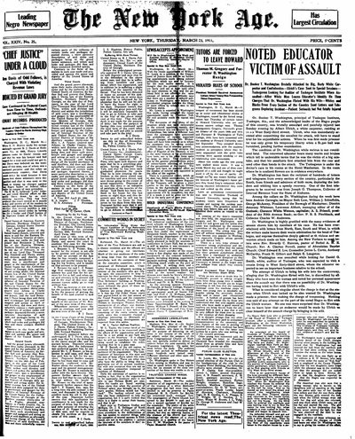 New York Age, Mar 23, 1911