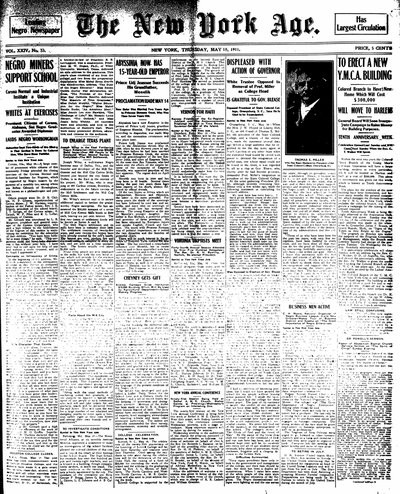 New York Age, May 18, 1911