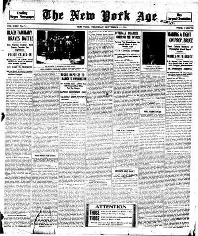New York Age, Sep 21, 1911