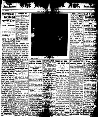 New York Age, Dec 28, 1911