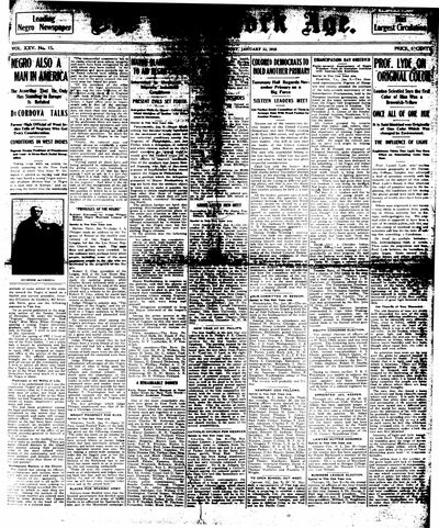 New York Age, Jan 11, 1912