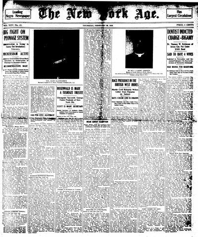 New York Age, Feb 29, 1912