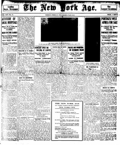 New York Age, Mar 21, 1912