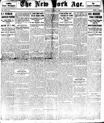 New York Age, Oct 17, 1912