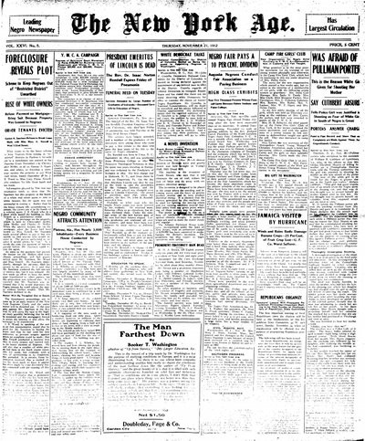 New York Age, Nov 21, 1912