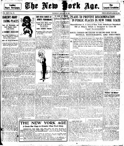 New York Age, Jan 30, 1913