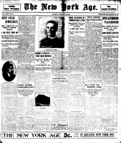New York Age, Feb 20, 1913