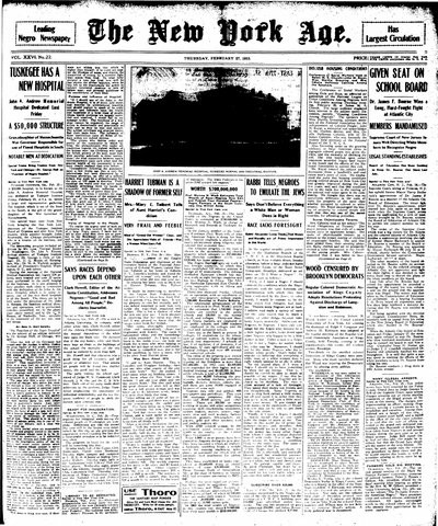 New York Age, Feb 27, 1913