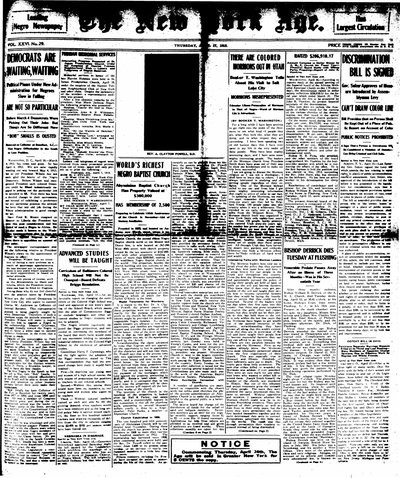 New York Age, Apr 17, 1913