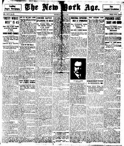 New York Age, May 15, 1913