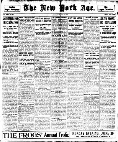 New York Age, Jun 26, 1913