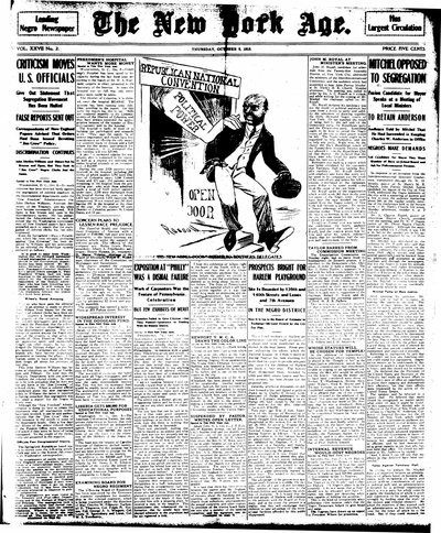 New York Age, Oct 9, 1913