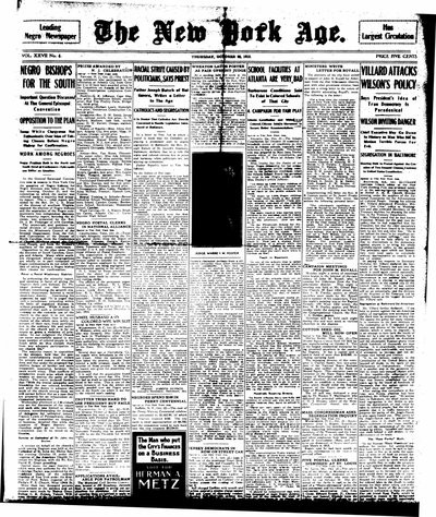 New York Age, Oct 23, 1913
