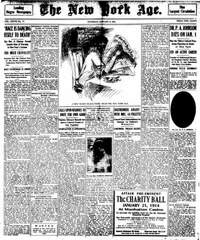 New York Age, Jan 8, 1914