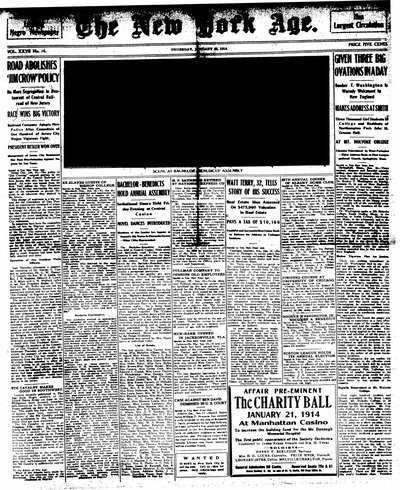 New York Age, Jan 15, 1914