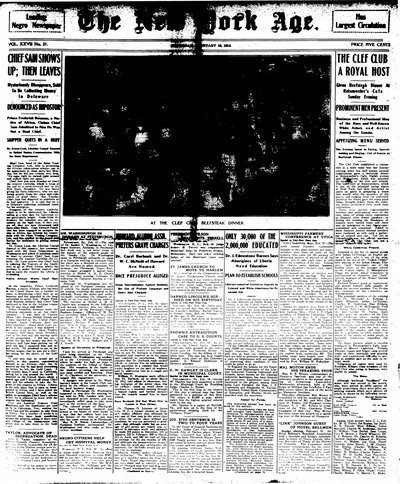 New York Age, Feb 19, 1914