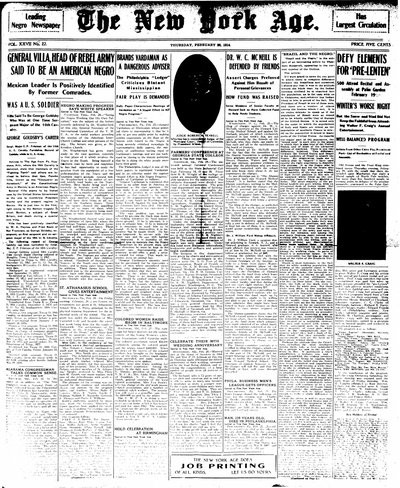 New York Age, Feb 26, 1914